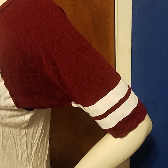 Cropped Baseball Tee - Picture 3 of 5